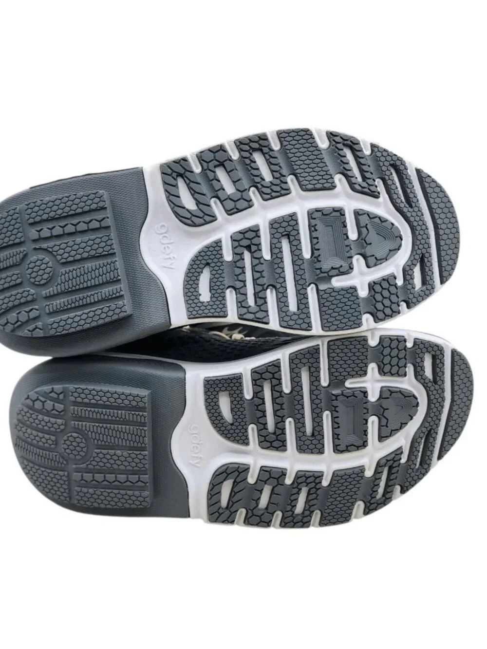 Gravity Defyer G-defy HybridEx Women’s Gray Peach Supportive Running Shoe US10